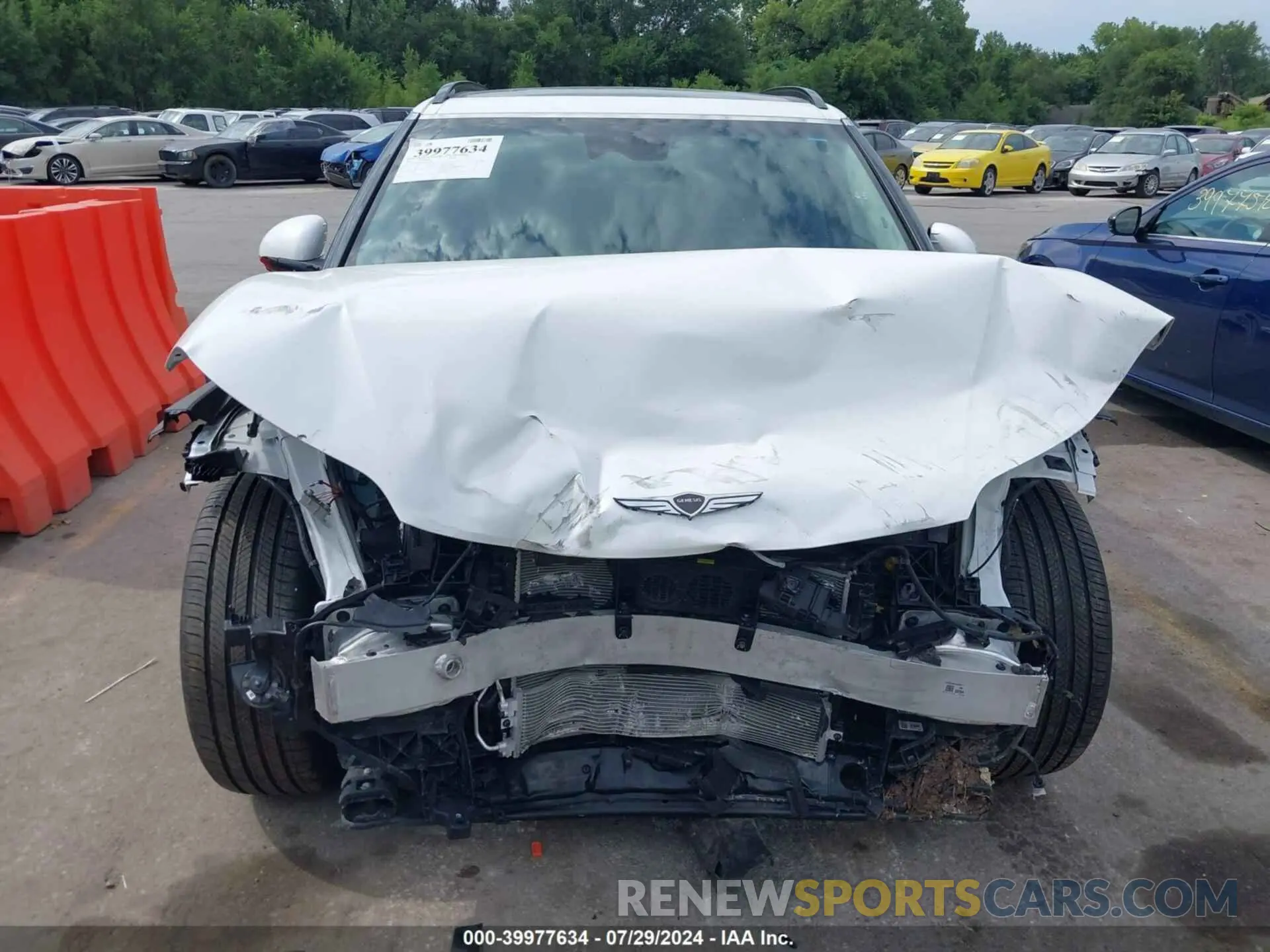 6 fotografías del automóvil dañado KMUKEDSB0RU021546 GENESIS GV60 2024