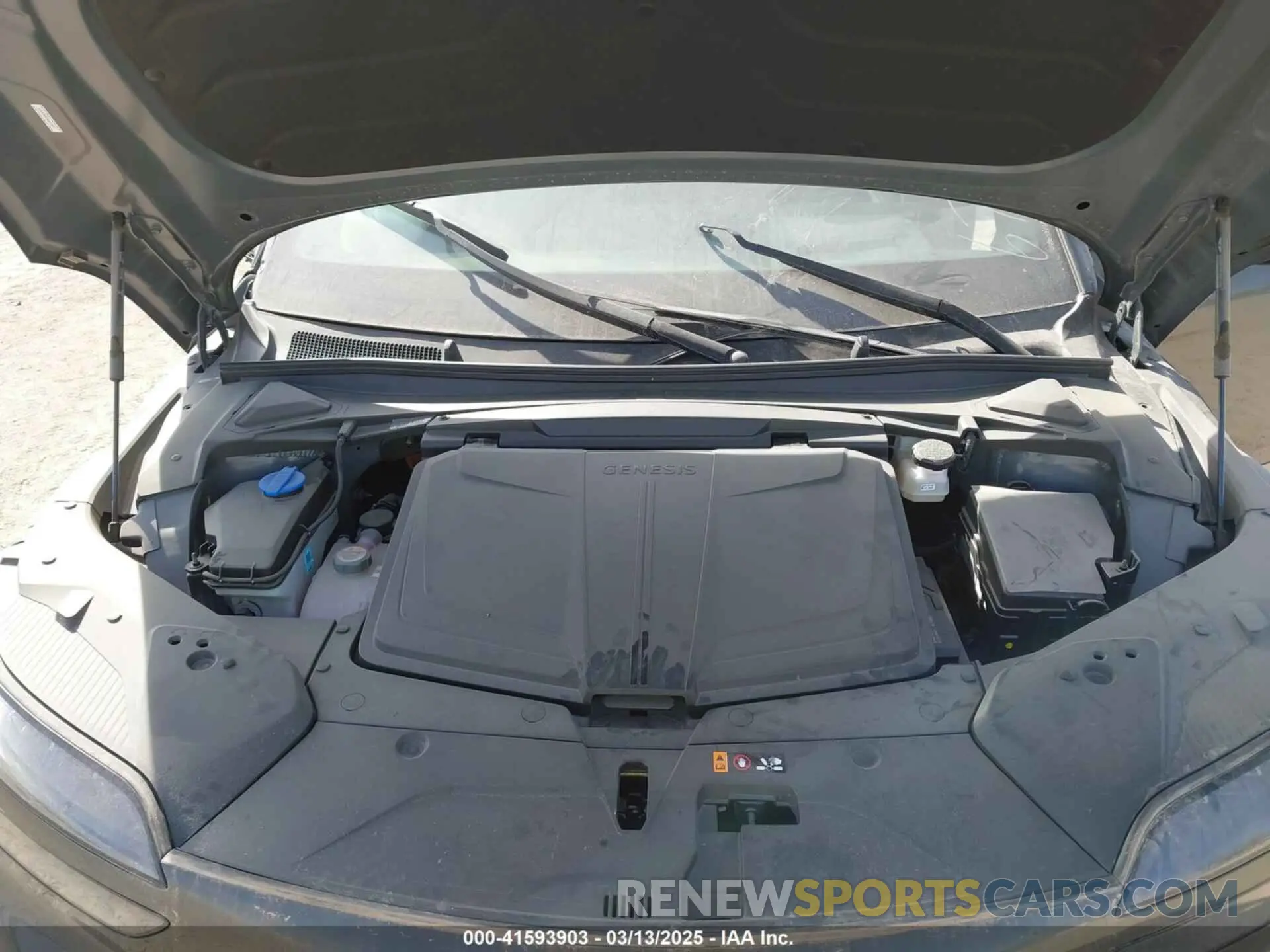 10 fotografías del automóvil dañado KMUKEDSBXRU021487 GENESIS GV60 2024