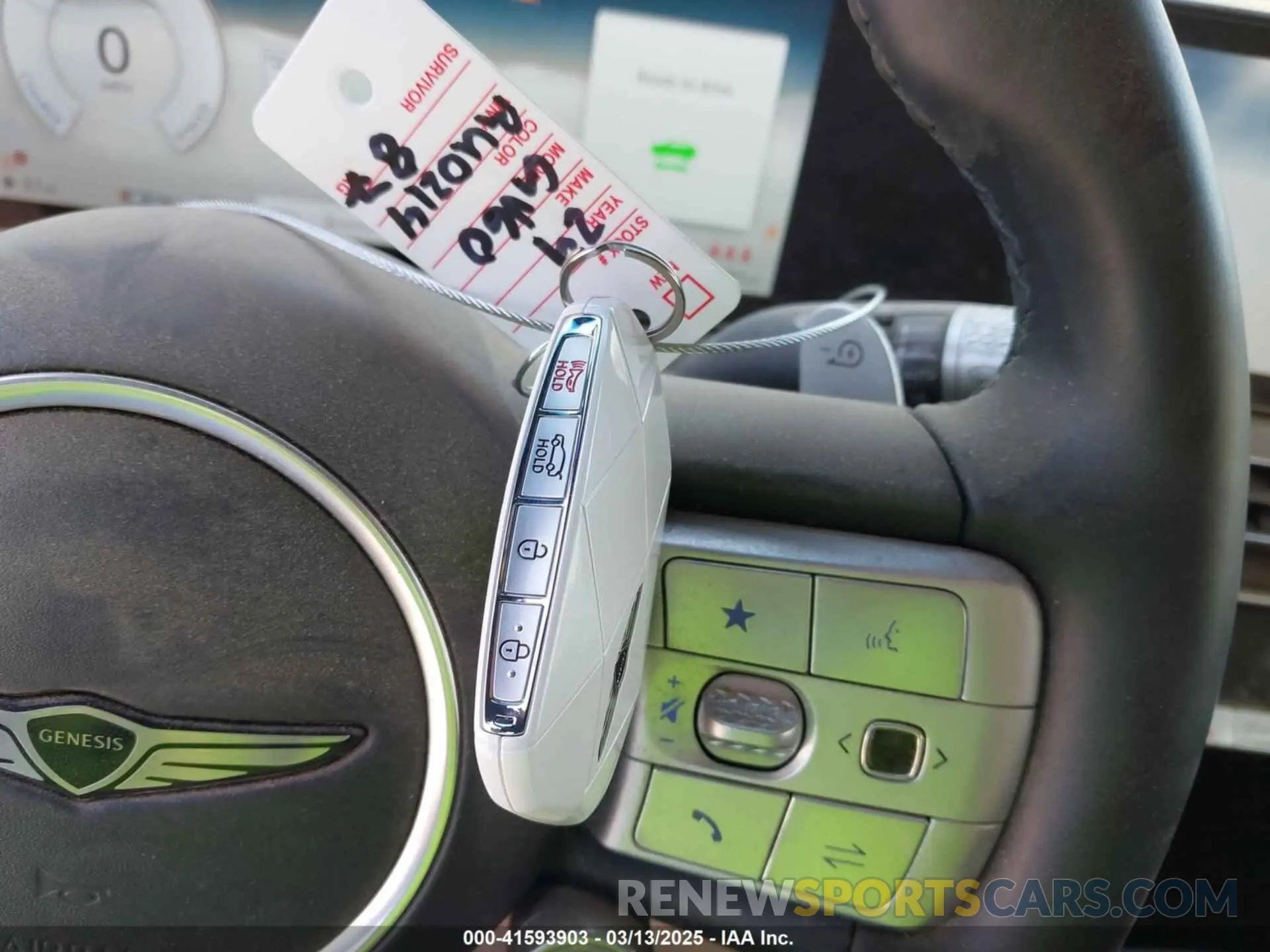 11 fotografías del automóvil dañado KMUKEDSBXRU021487 GENESIS GV60 2024