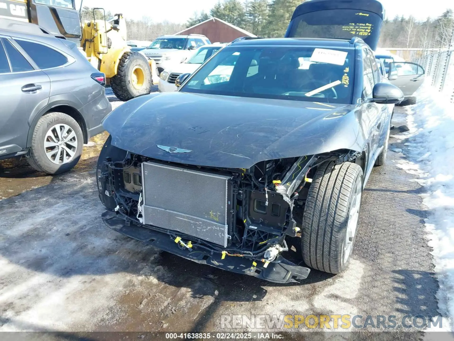 6 fotografías del automóvil dañado KMUKEDSBXRU023868 GENESIS GV60 2024