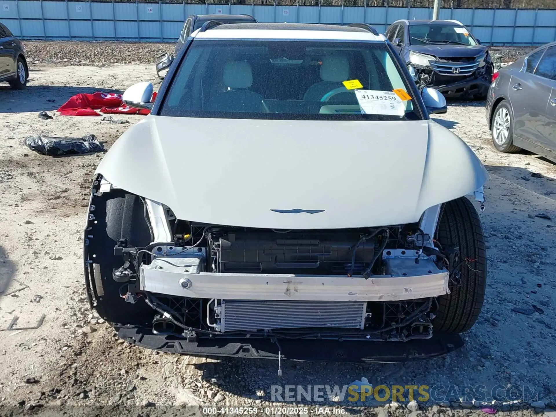 6 fotografías del automóvil dañado KMUKB4SA1SU025594 GENESIS GV60 2025