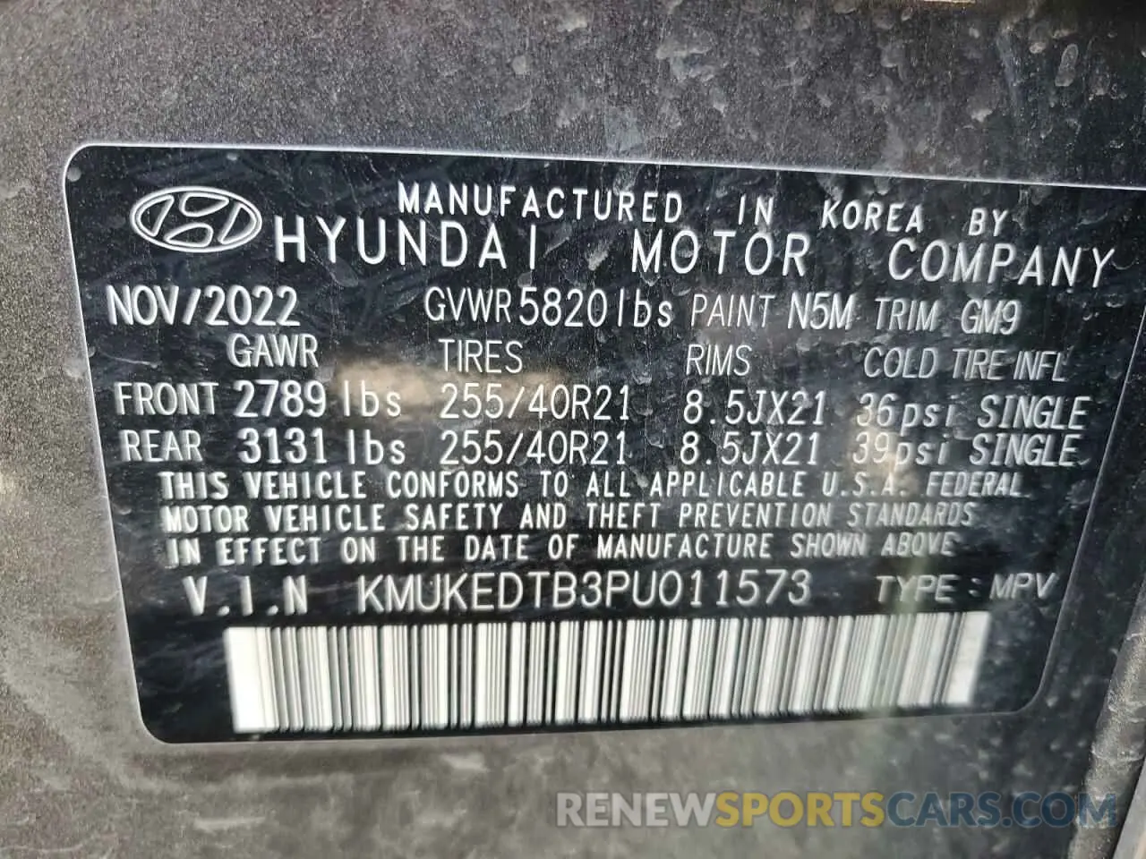 13 fotografías del automóvil dañado KMUKEDTB3PU011573 GENESIS GV60 PERFO 2023