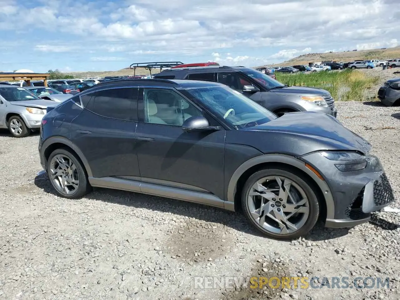 4 fotografías del automóvil dañado KMUKEDTB3PU011573 GENESIS GV60 PERFO 2023