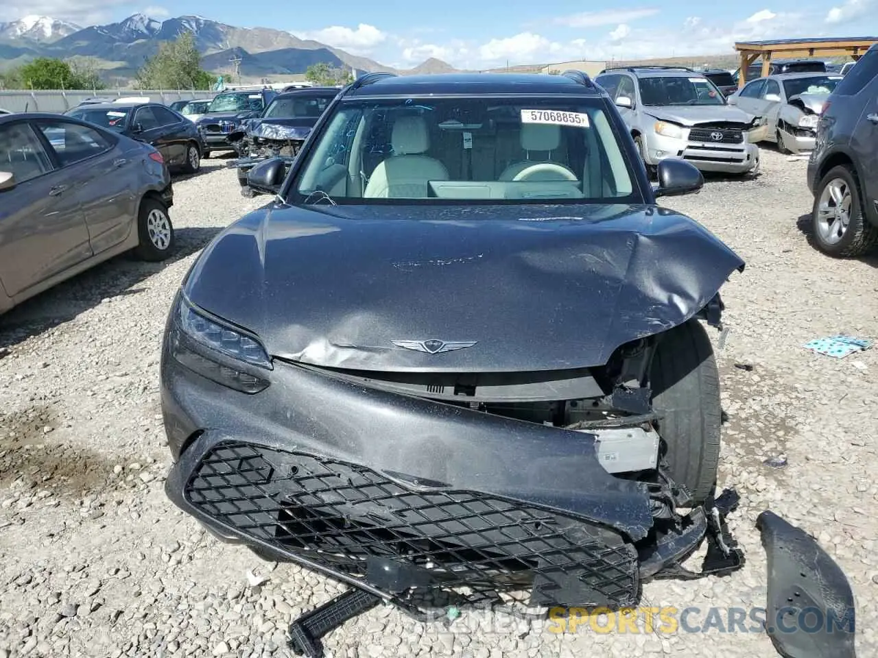 5 fotografías del automóvil dañado KMUKEDTB3PU011573 GENESIS GV60 PERFO 2023