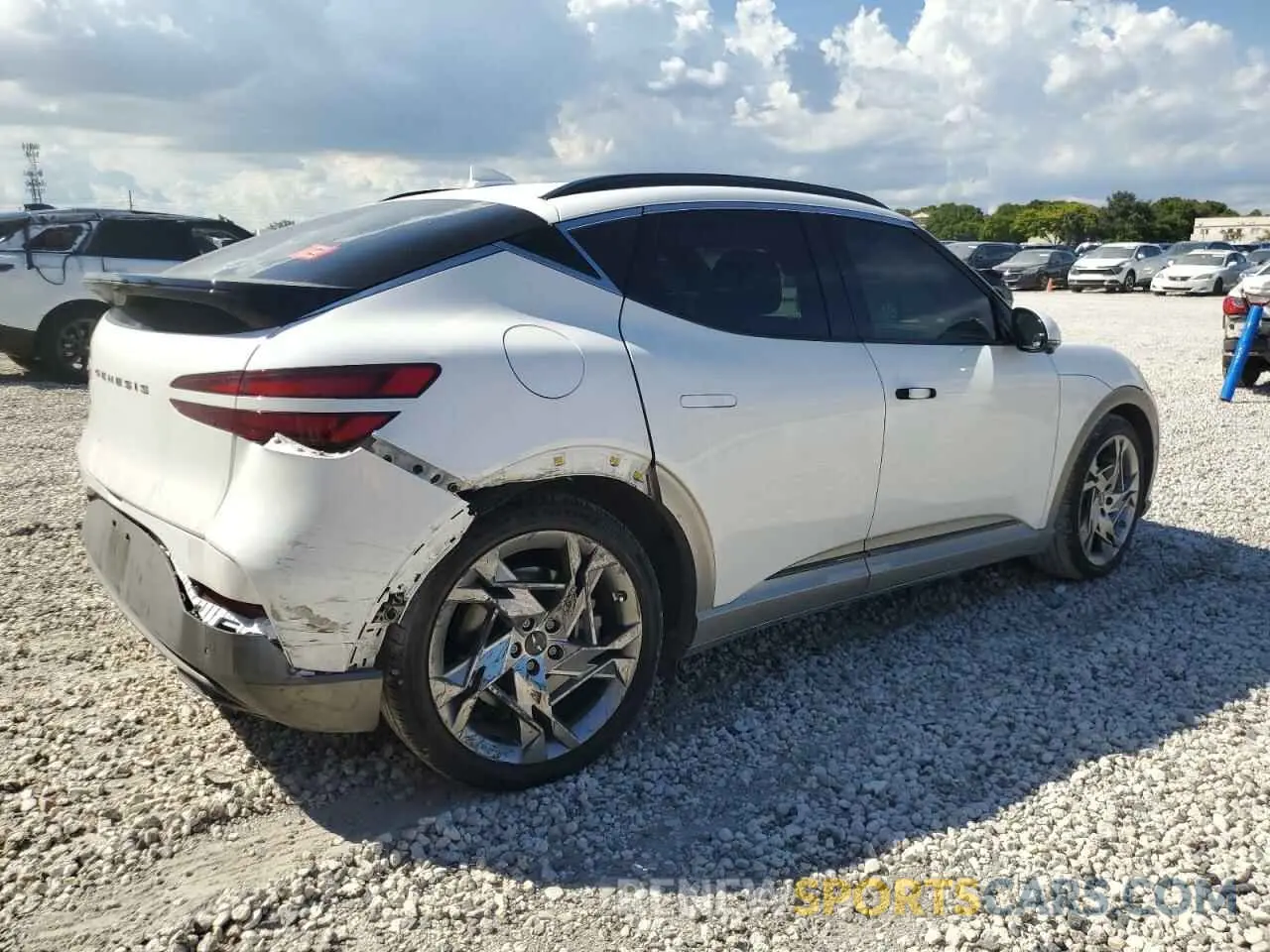 3 fotografías del automóvil dañado KMUKEDTB6PU017545 GENESIS GV60 PERFO 2023