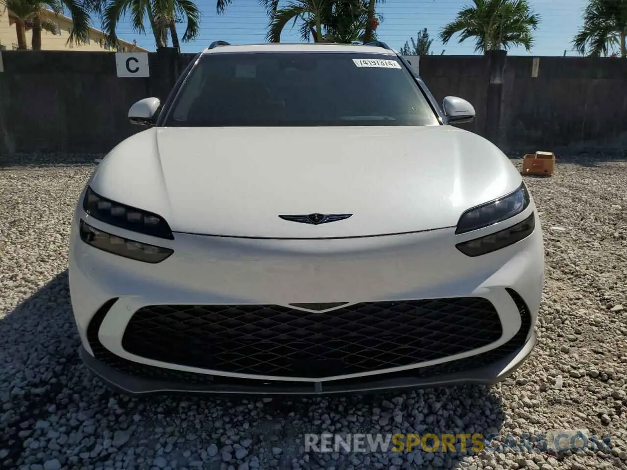 5 fotografías del automóvil dañado KMUKEDTB6PU017545 GENESIS GV60 PERFO 2023