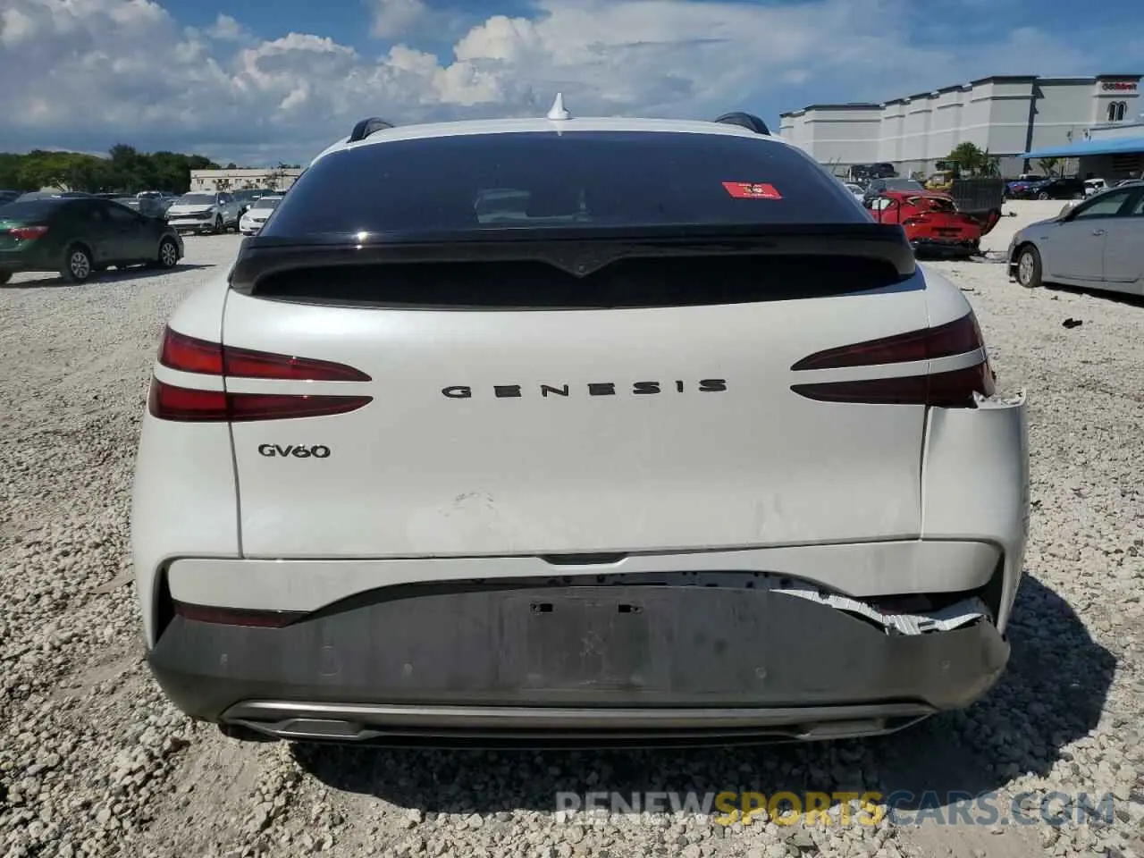 6 fotografías del automóvil dañado KMUKEDTB6PU017545 GENESIS GV60 PERFO 2023