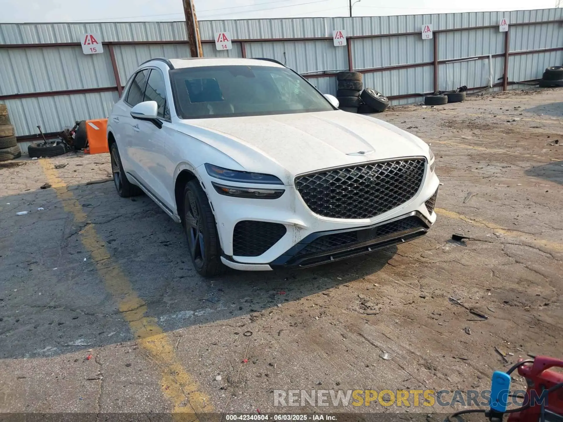 1 fotografías del automóvil dañado KMUMCDTC6NU040733 GENESIS GV70 2022