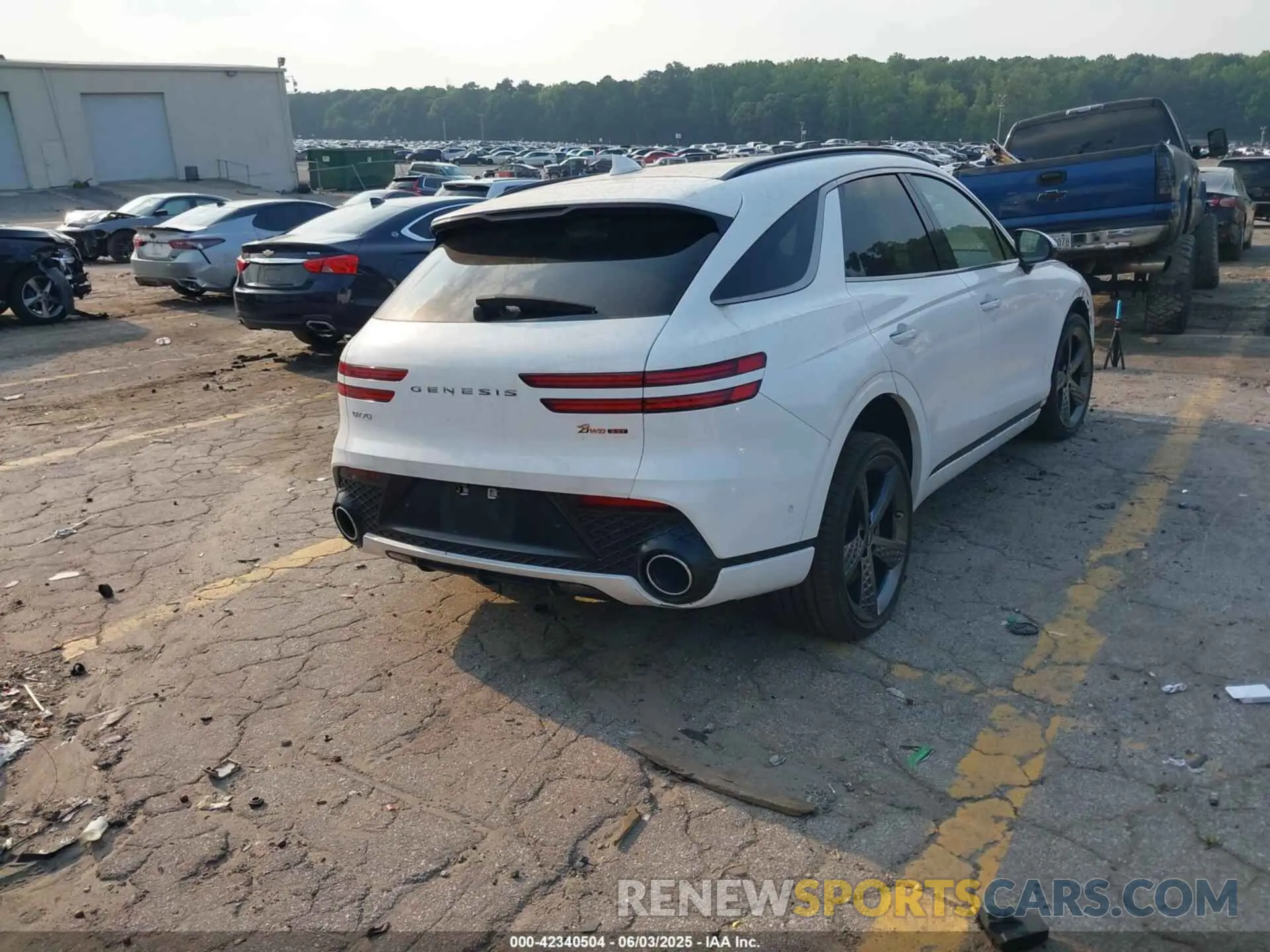 4 fotografías del automóvil dañado KMUMCDTC6NU040733 GENESIS GV70 2022