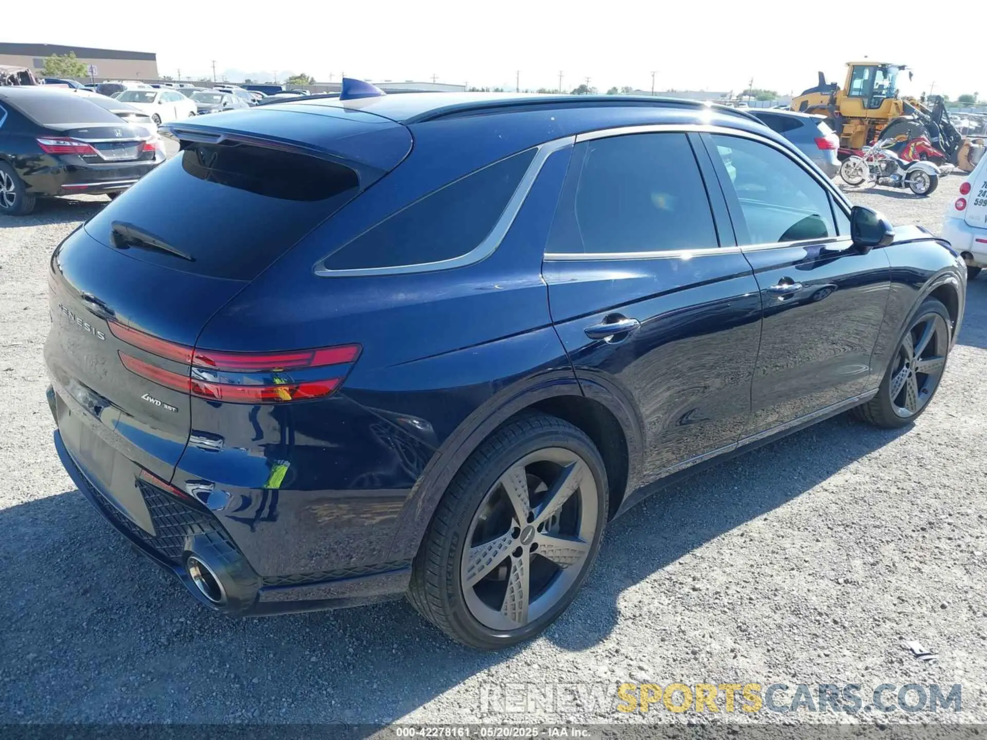 4 fotografías del automóvil dañado KMUMCDTC8NU040930 GENESIS GV70 2022