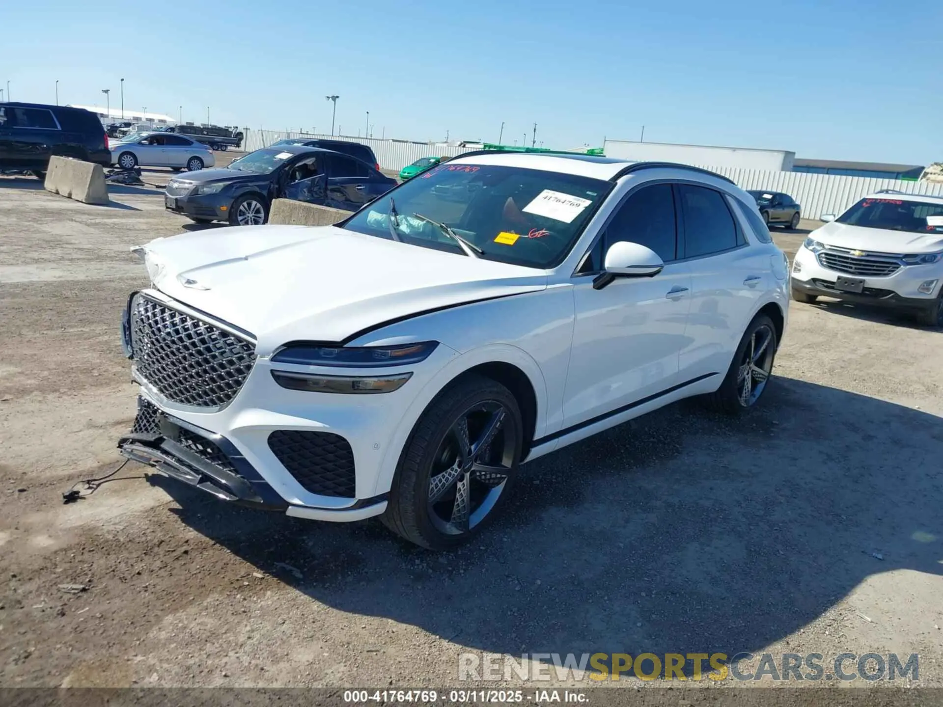 14 fotografías del automóvil dañado KMUMADTB0PU087966 GENESIS GV70 2023
