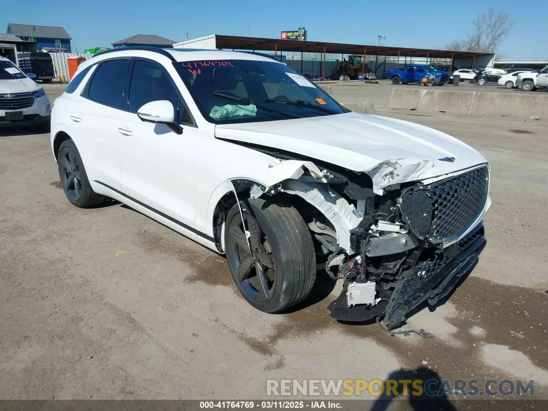 6 fotografías del automóvil dañado KMUMADTB0PU087966 GENESIS GV70 2023