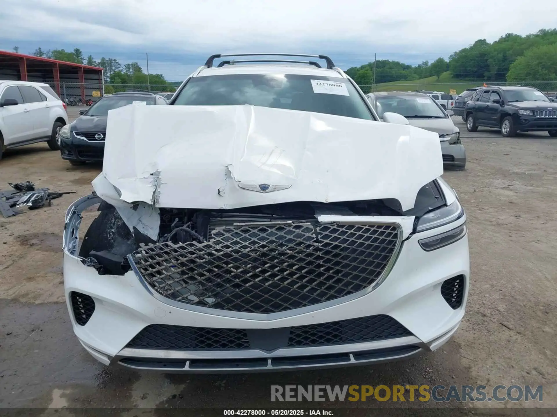 12 fotografías del automóvil dañado KMUMADTB3PU112780 GENESIS GV70 2023