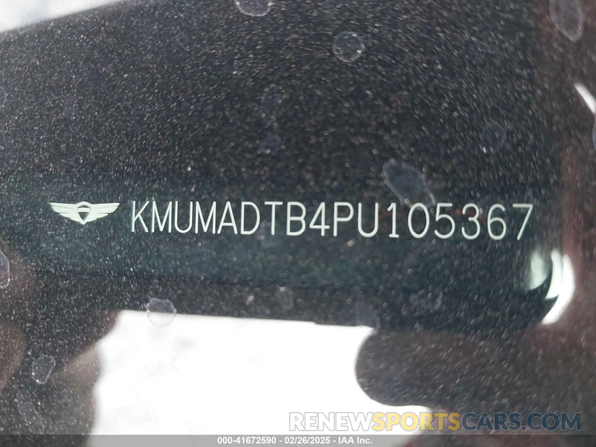 9 fotografías del automóvil dañado KMUMADTB4PU105367 GENESIS GV70 2023