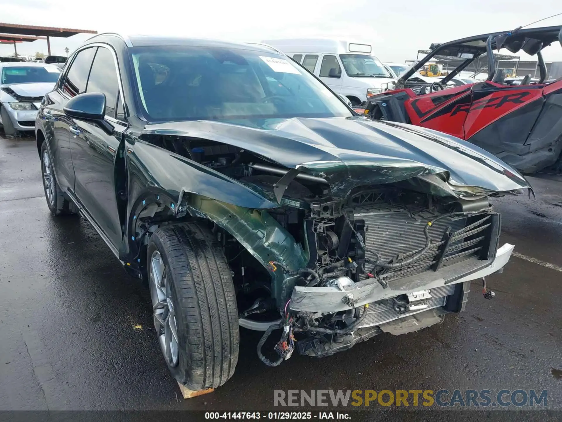 6 fotografías del automóvil dañado KMUMADTB5PU114854 GENESIS GV70 2023