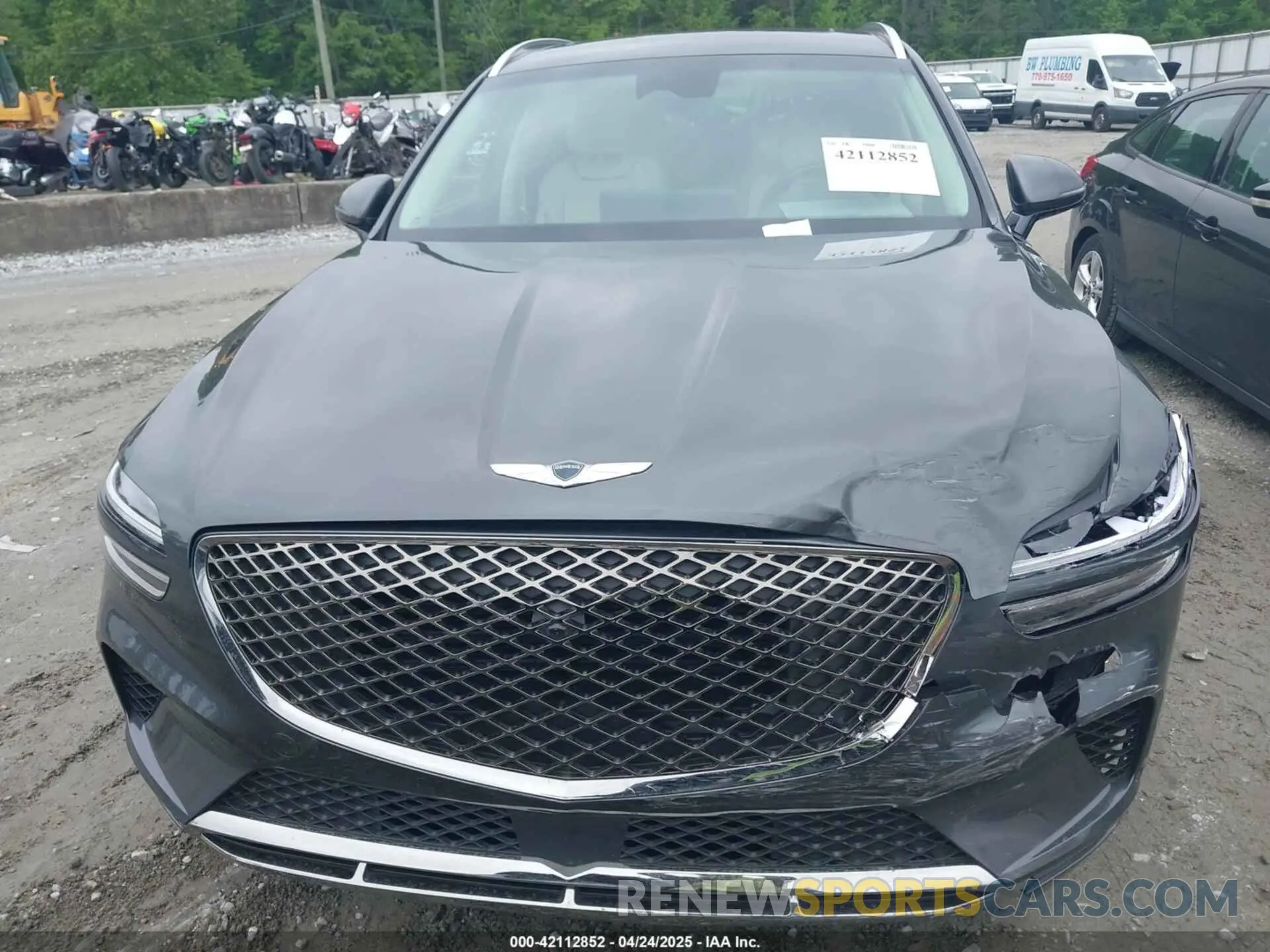 12 fotografías del automóvil dañado KMUMADTB7PU103287 GENESIS GV70 2023