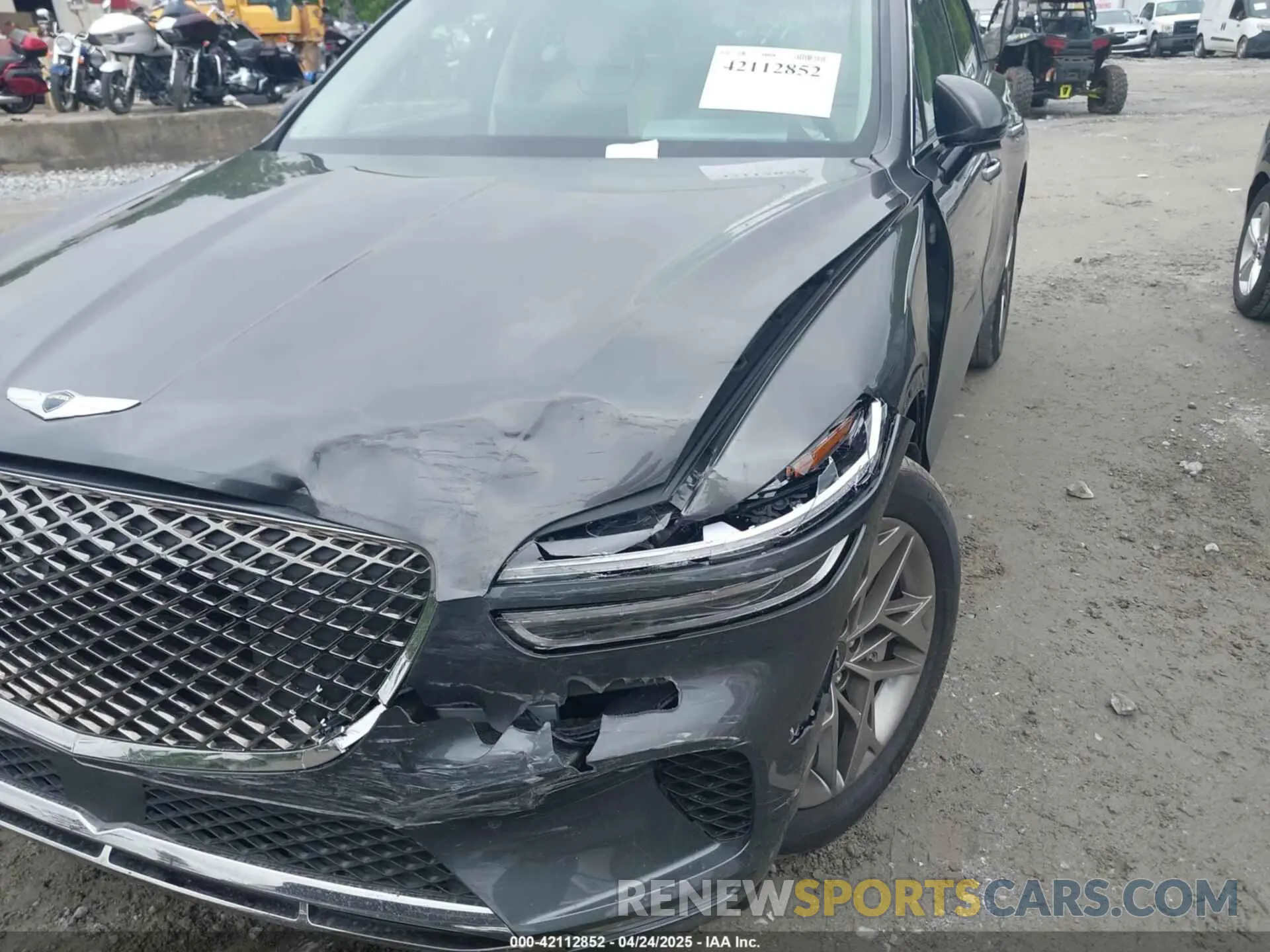 6 fotografías del automóvil dañado KMUMADTB7PU103287 GENESIS GV70 2023