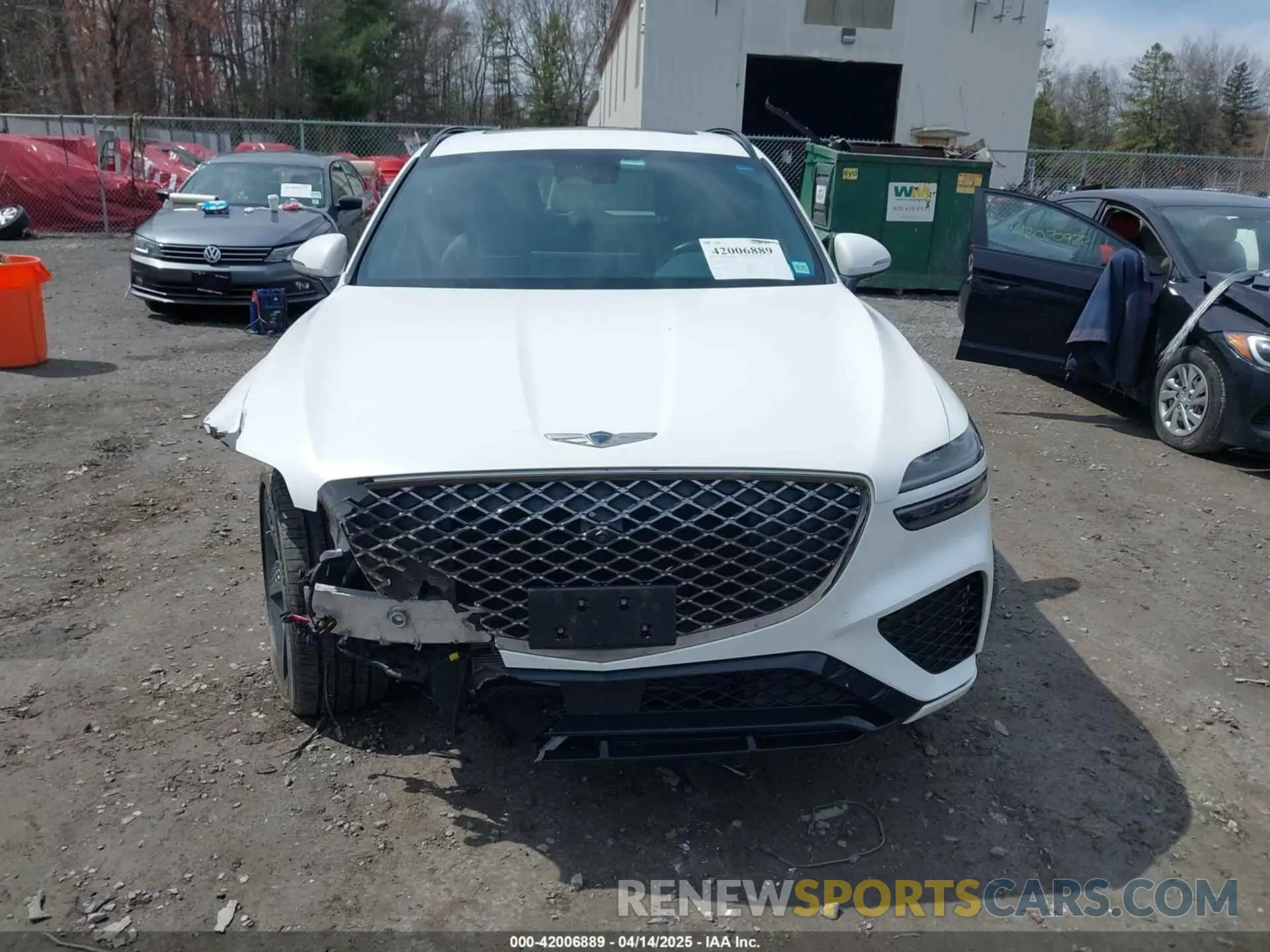12 fotografías del automóvil dañado KMUMADTB8PU109955 GENESIS GV70 2023