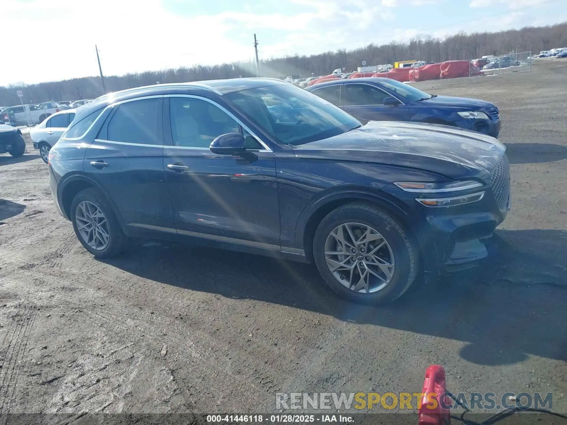13 fotografías del automóvil dañado KMUMADTB8PU129798 GENESIS GV70 2023