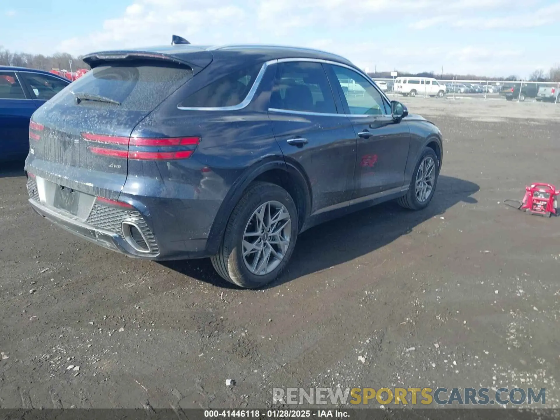 4 fotografías del automóvil dañado KMUMADTB8PU129798 GENESIS GV70 2023