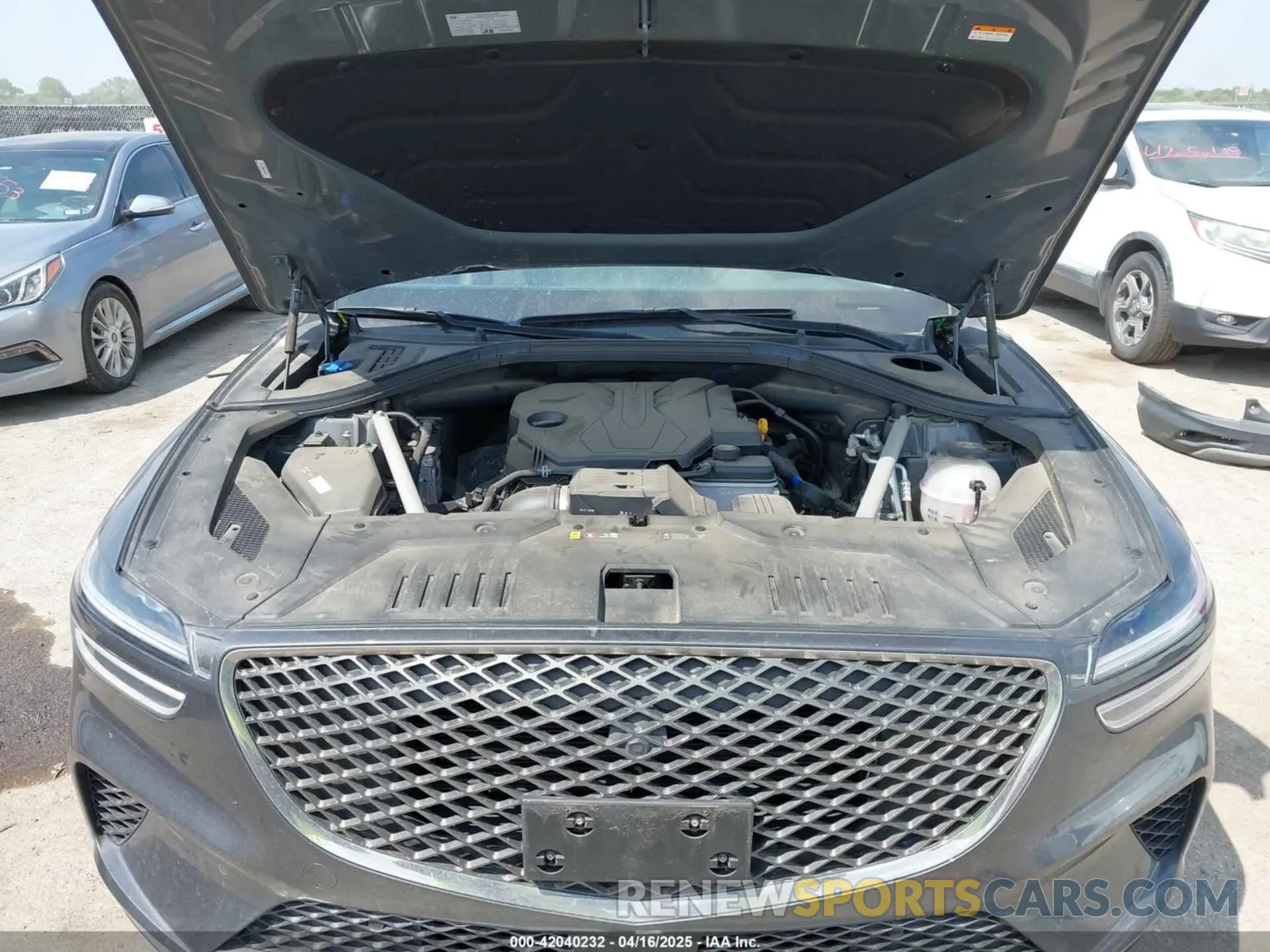 10 fotografías del automóvil dañado KMUMADTB9PU084936 GENESIS GV70 2023