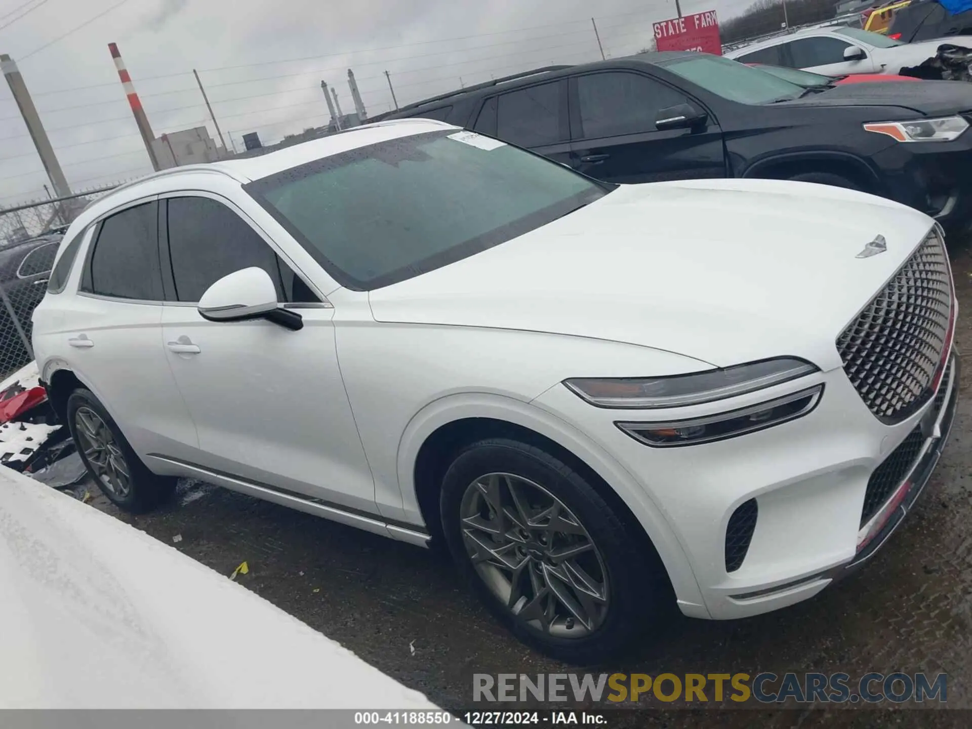 14 fotografías del automóvil dañado KMUMADTBXPU121234 GENESIS GV70 2023