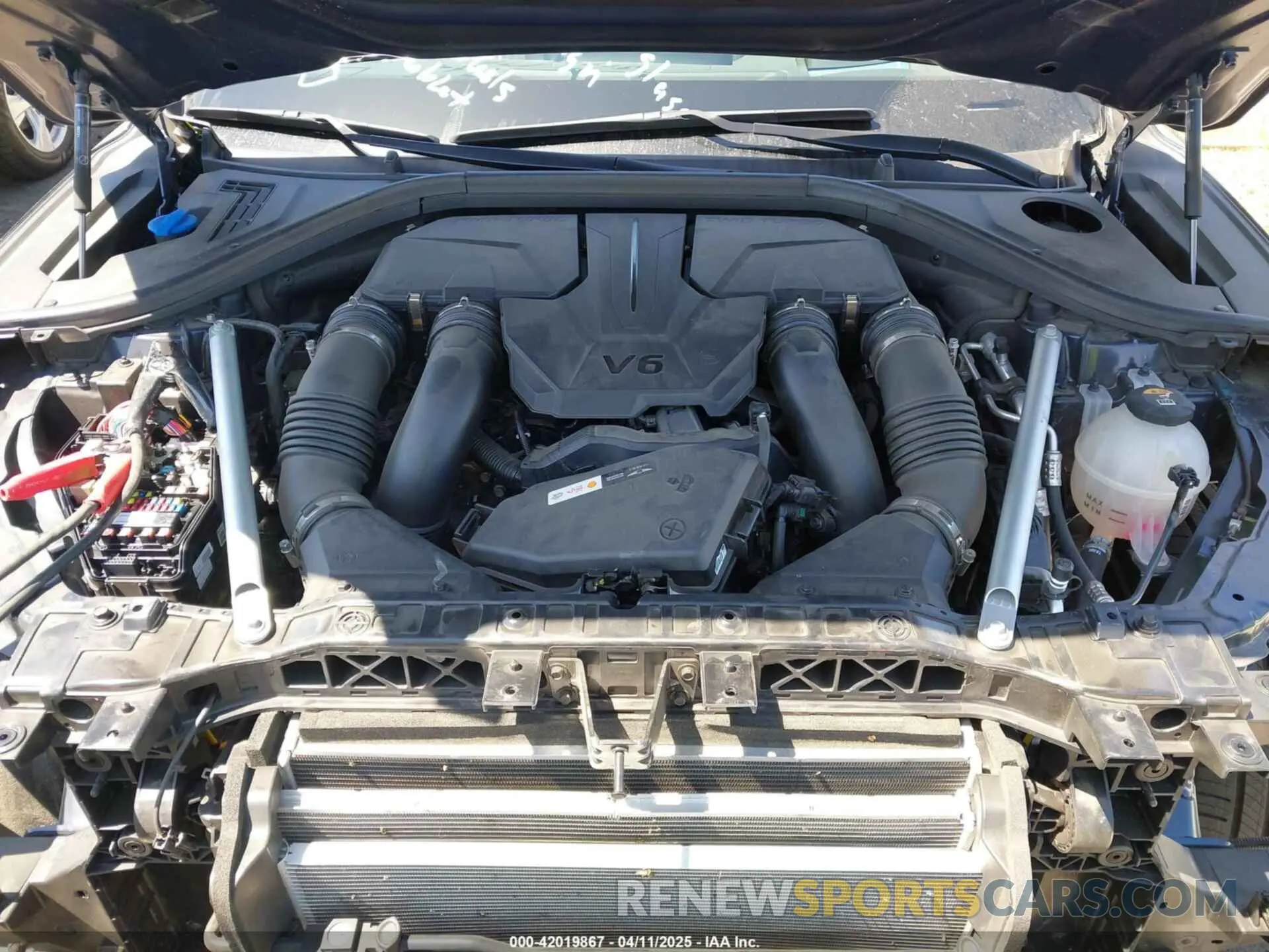 10 fotografías del automóvil dañado KMUMCDTC7PU104345 GENESIS GV70 2023