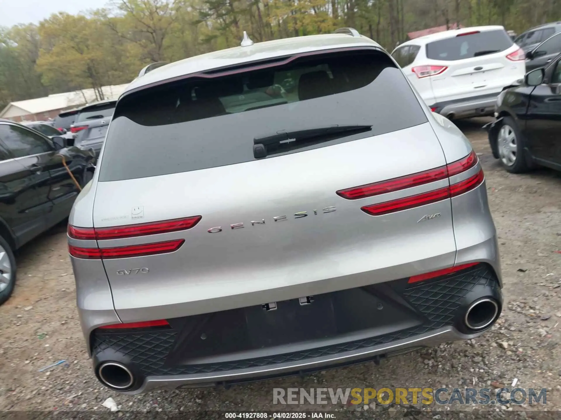 15 fotografías del automóvil dañado 5NMMADTB3RH008657 GENESIS GV70 2024