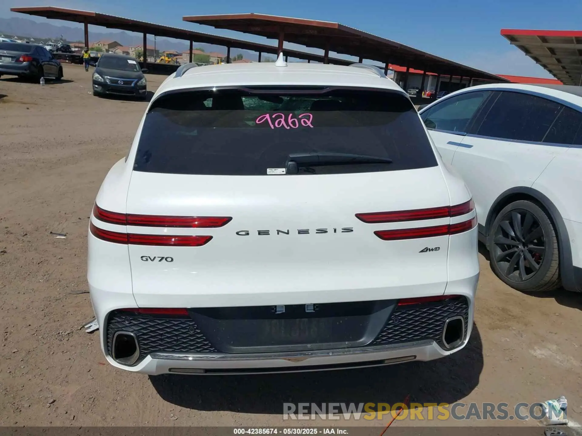 15 fotografías del automóvil dañado KMUMADTB1SU203605 GENESIS GV70 2025