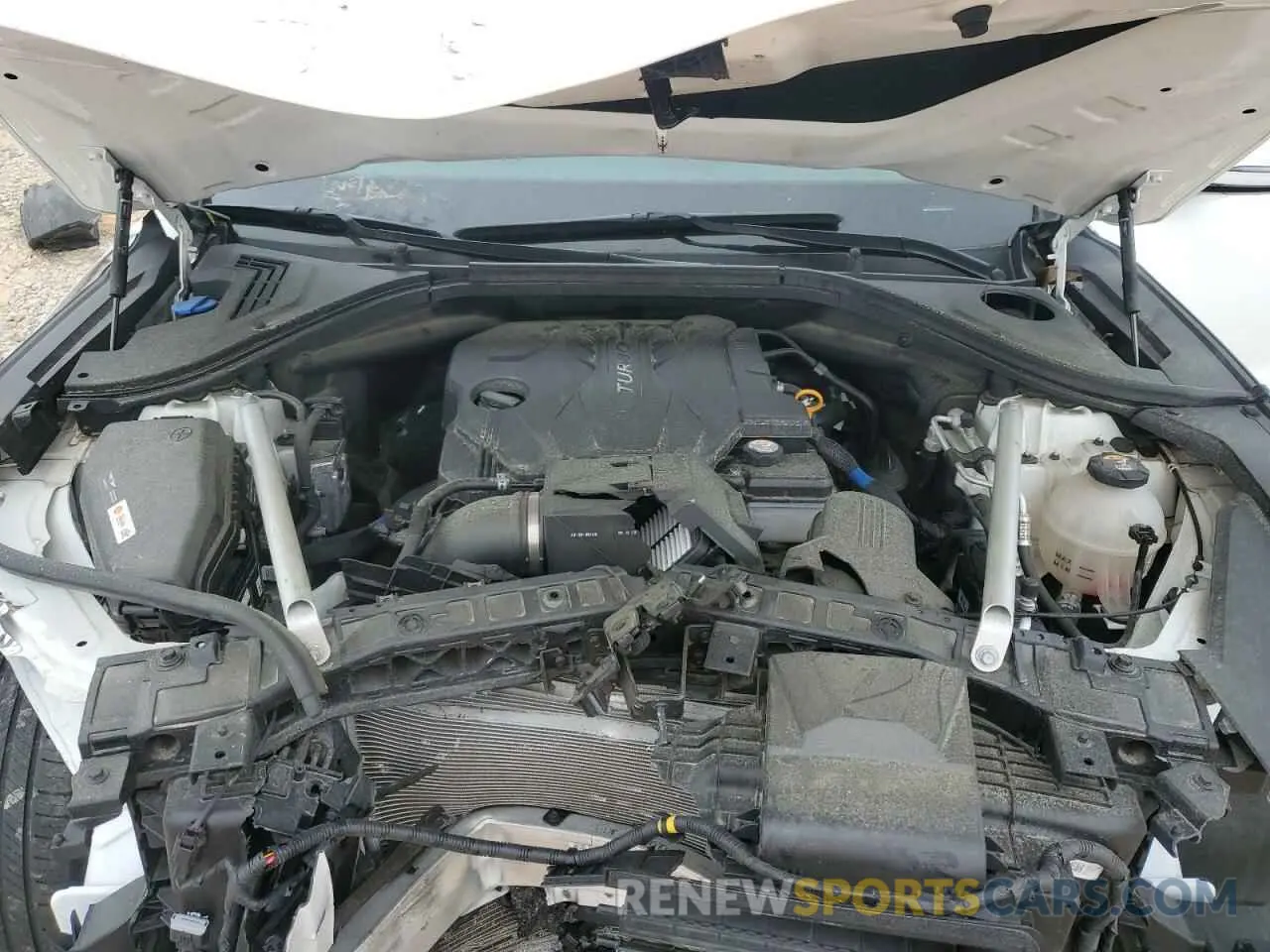 12 fotografías del automóvil dañado KMUMADTB4NU061075 GENESIS GV70 BASE 2022