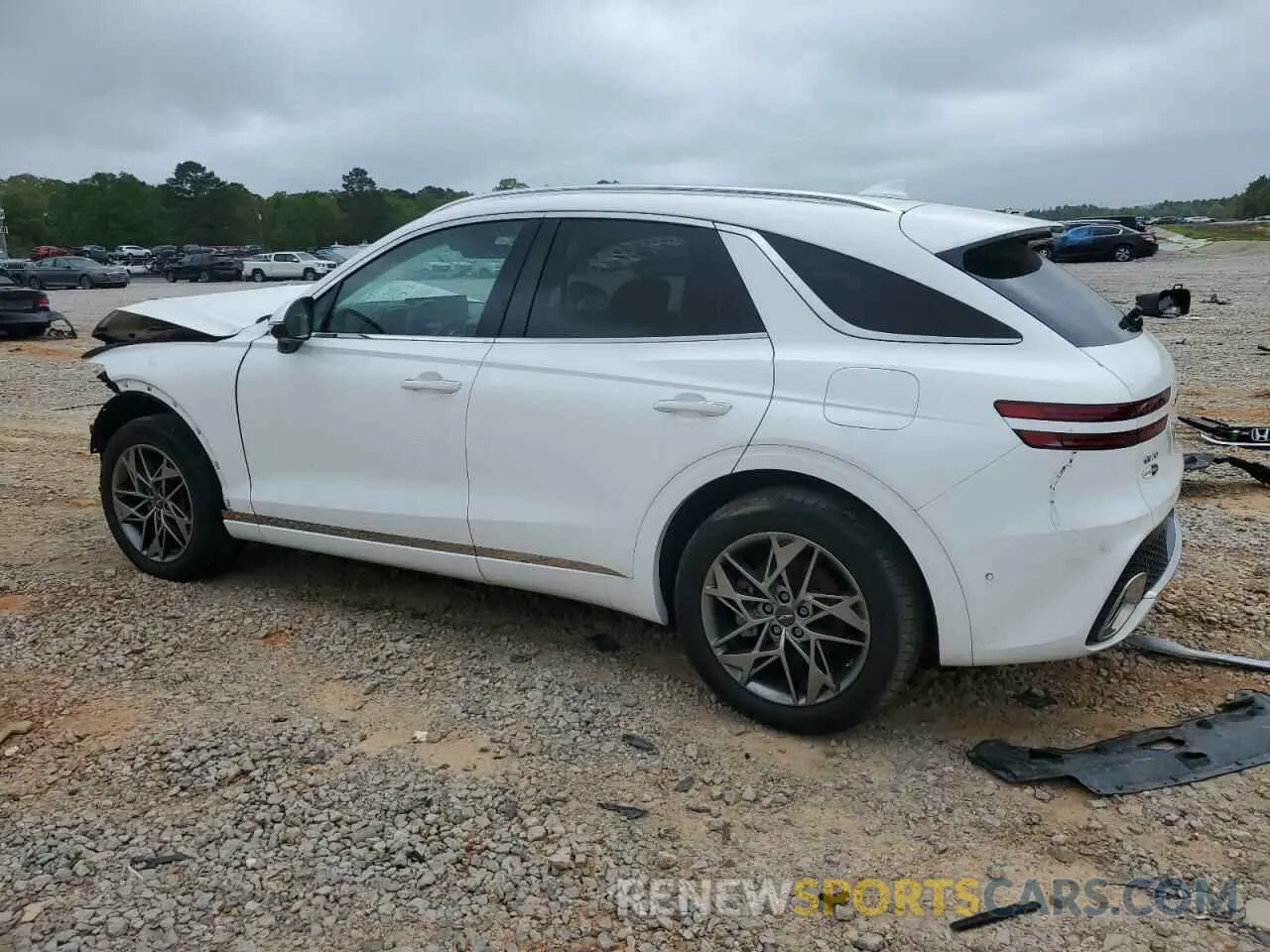 2 fotografías del automóvil dañado KMUMADTB4NU061075 GENESIS GV70 BASE 2022