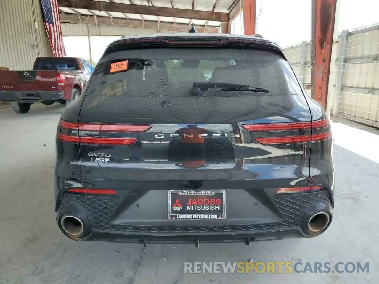 6 fotografías del automóvil dañado KMUMADTB5NU034130 GENESIS GV70 BASE 2022