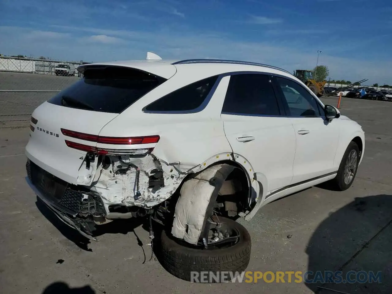 3 fotografías del automóvil dañado KMUMADTB5NU043992 GENESIS GV70 BASE 2022