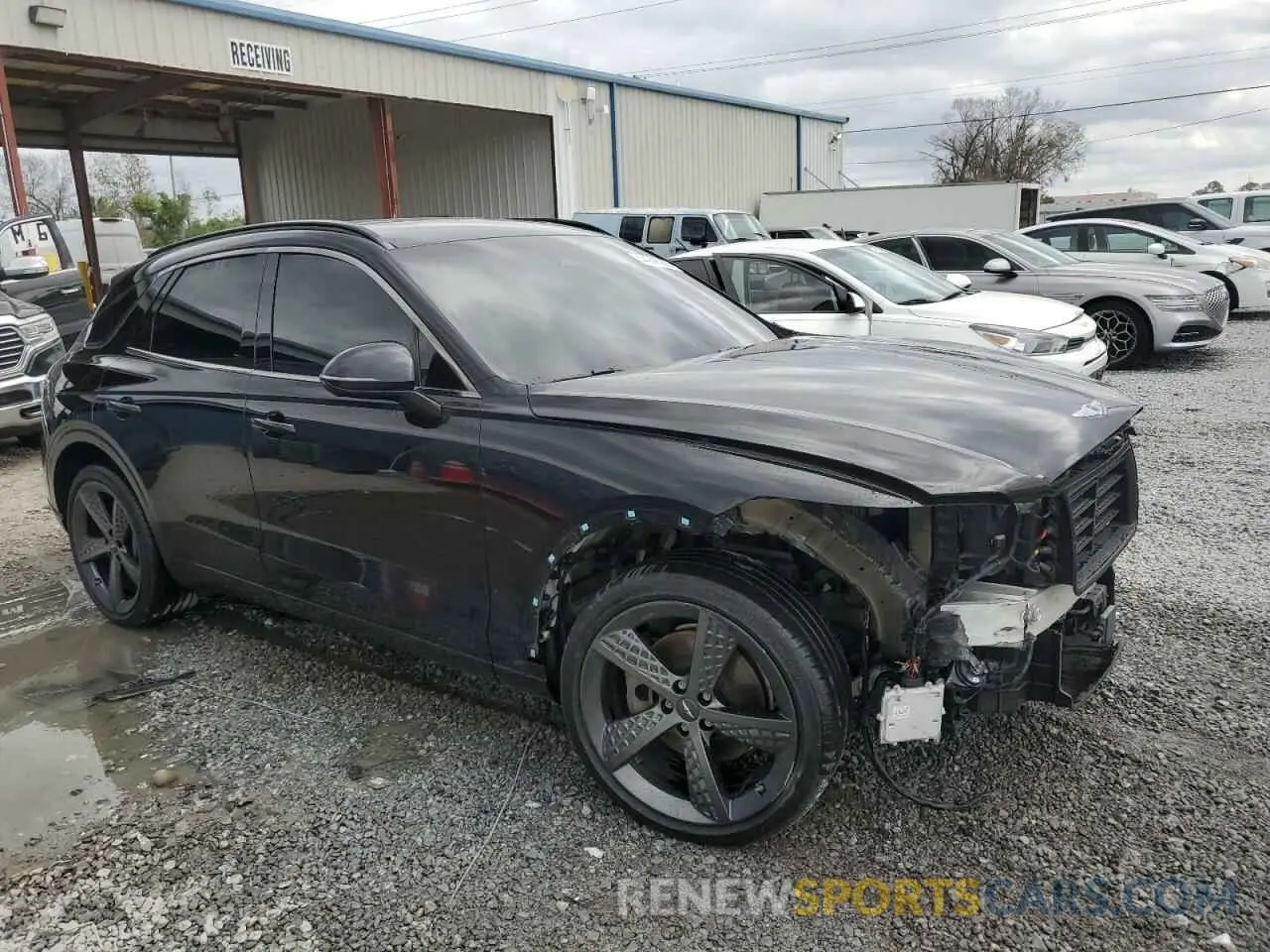 4 fotografías del automóvil dañado KMUMADTBXNU058164 GENESIS GV70 BASE 2022