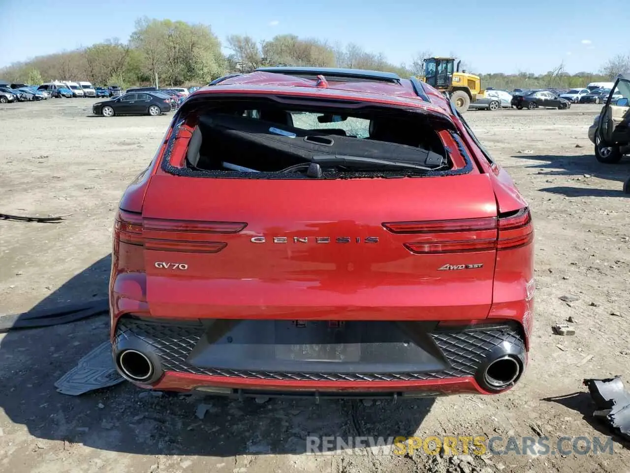 6 fotografías del automóvil dañado KMUMCDTC2NU035416 GENESIS GV70 BASE 2022