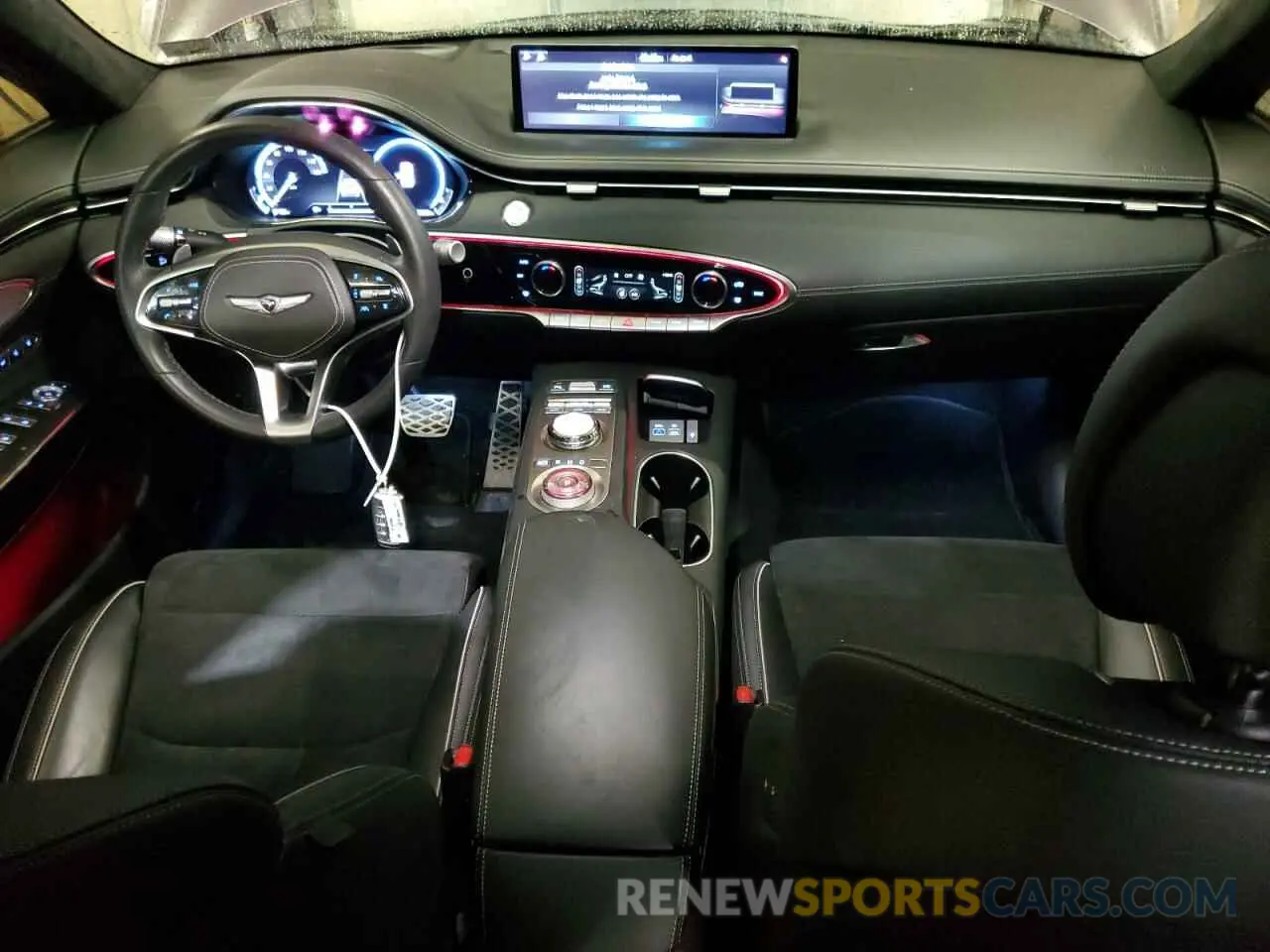 8 fotografías del automóvil dañado KMUMCDTC5NU043476 GENESIS GV70 BASE 2022