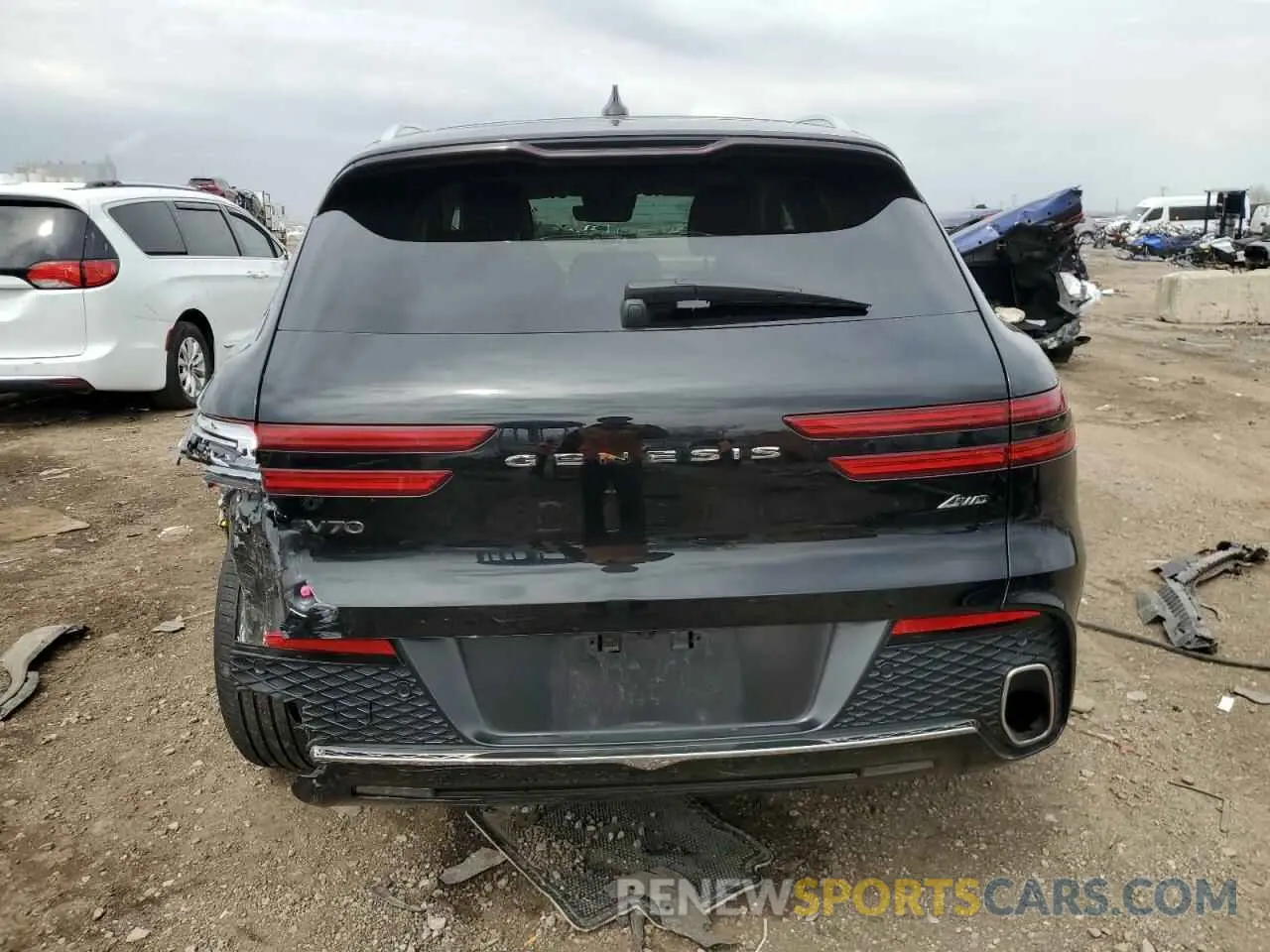 6 fotografías del automóvil dañado KMUMADTB0PU121114 GENESIS GV70 BASE 2023