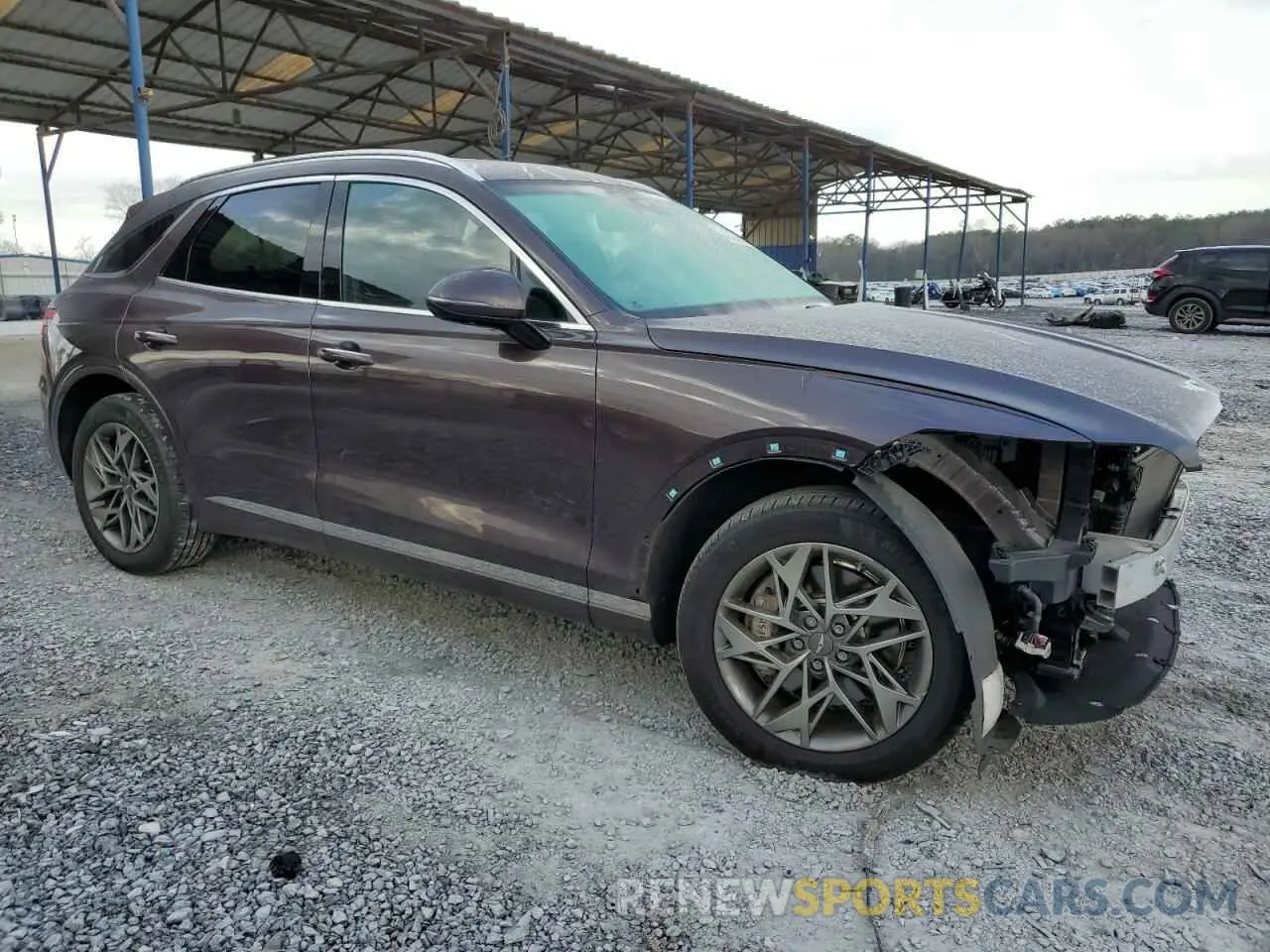 4 fotografías del automóvil dañado KMUMADTB1PU111000 GENESIS GV70 BASE 2023