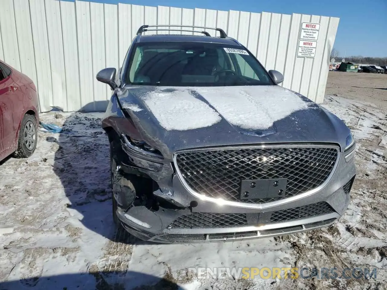 5 fotografías del automóvil dañado KMUMADTB1PU116424 GENESIS GV70 BASE 2023
