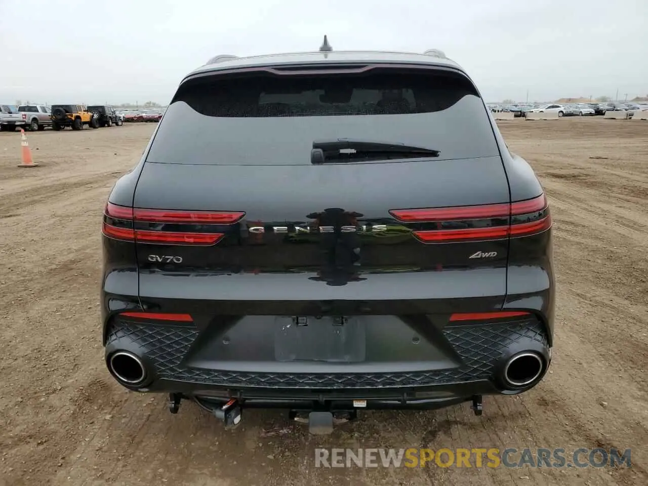 6 fotografías del automóvil dañado KMUMADTB5PU117687 GENESIS GV70 BASE 2023