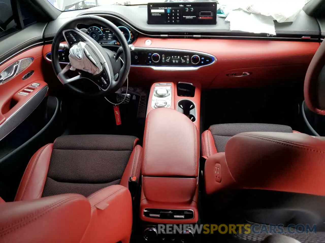 8 fotografías del automóvil dañado KMUMADTB5PU117687 GENESIS GV70 BASE 2023