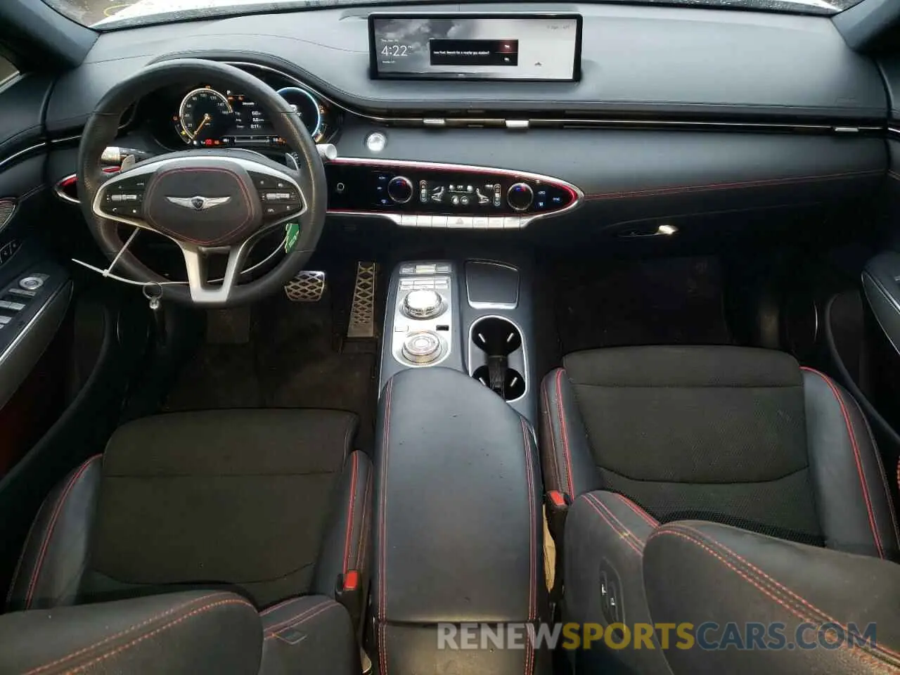 8 fotografías del automóvil dañado KMUMADTB6PU104589 GENESIS GV70 BASE 2023