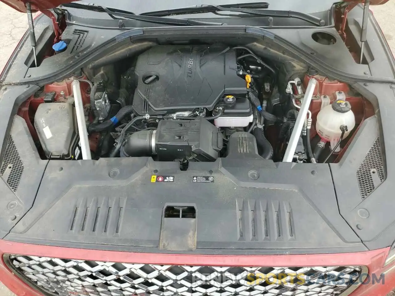 12 fotografías del automóvil dañado KMUMADTB7PU094056 GENESIS GV70 BASE 2023