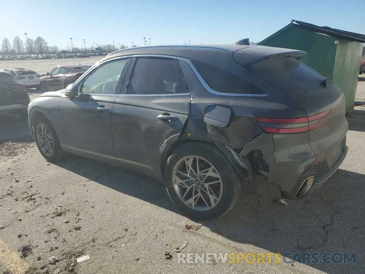 2 fotografías del automóvil dañado KMUMADTBXPU089532 GENESIS GV70 BASE 2023