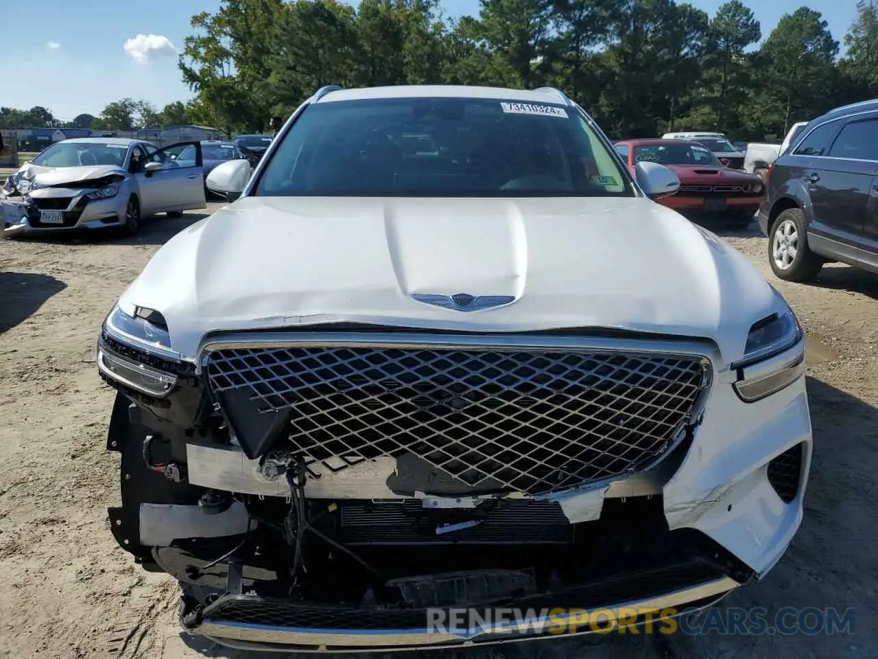 5 fotografías del automóvil dañado KMUMADTBXPU126627 GENESIS GV70 BASE 2023