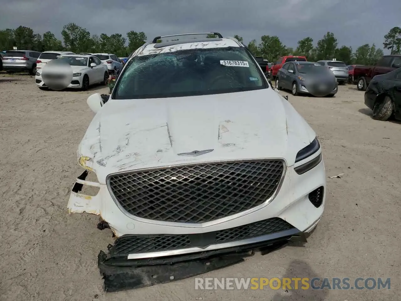 5 fotografías del automóvil dañado KMUMADTBXPU132783 GENESIS GV70 BASE 2023