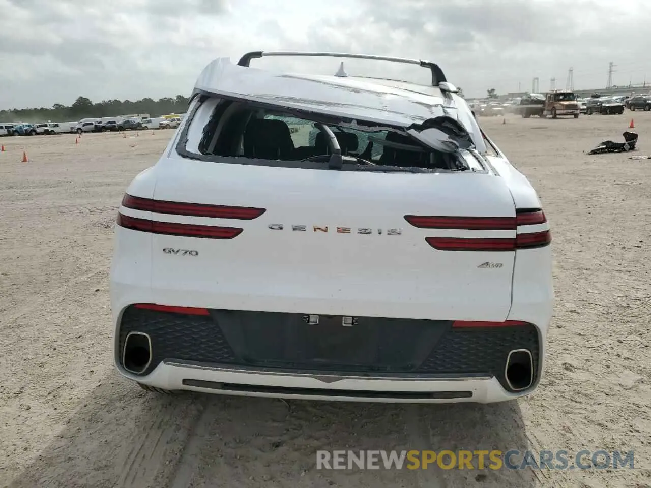 6 fotografías del automóvil dañado KMUMADTBXPU132783 GENESIS GV70 BASE 2023