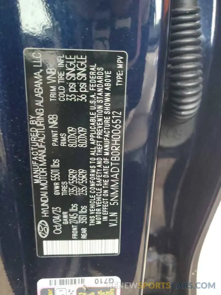 13 fotografías del automóvil dañado 5NMMADTB0RH006512 GENESIS GV70 BASE 2024