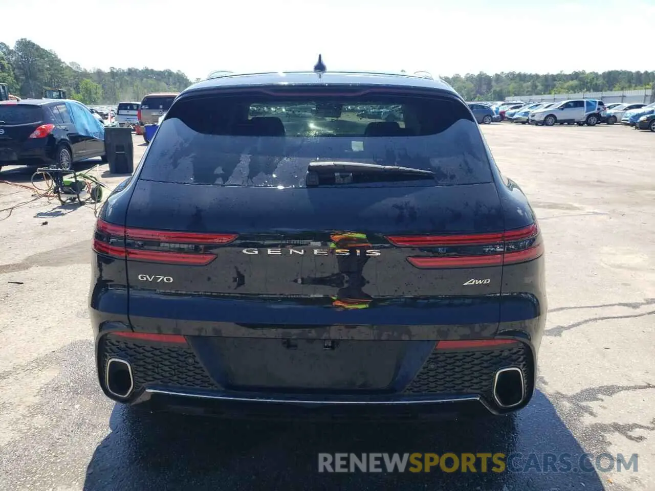6 fotografías del automóvil dañado 5NMMADTB3RH009680 GENESIS GV70 BASE 2024