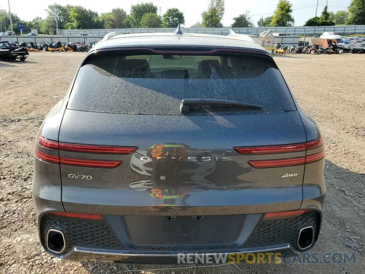 6 fotografías del automóvil dañado 5NMMADTB5RH007753 GENESIS GV70 BASE 2024